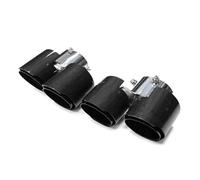 Tail Throat 1 Pair Carbon Fiber Exhaust Tip For BMW For 840i G14 G15 G16 Stainless Steel Muffler Tip Exhaust System Nozzle Car End Pipe(Carbon C)