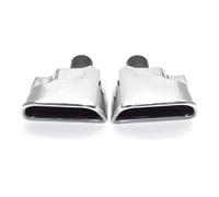 Tail Throat 1 Pair Exhaust Tip For Chevy For Captiva Exhaust Pipe Stainless Steel Muffler Tip Car Exhaust Pipe For Captiva Tailpipe Car End Pipe