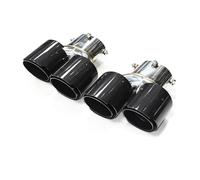 Tail Throat 1 Pair Quad Exhaust Tailpipes For BMW For M440i For M340i For M240i G22 G23 G20 G21 G42 Tailpipe Tips Muffler Exhaust System Car End Pipe(Carbon J)