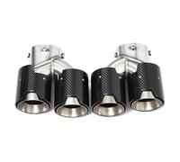 Tail Throat 1 Pair Quad Exhaust Tailpipes For BMW For M440i For M340i For M240i G22 G23 G20 G21 G42 Tailpipe Tips Muffler Exhaust System Car End Pipe(Carbon D)