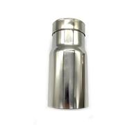 Tail Throat 1 PC Stainless Steel Universal Exhaust System End Pipe Car Exhaust Pipe Single Straight Muffler Tip For Mitsubishi Tailpipe(ID 80mm-OD 101mm)