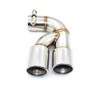 Tail Throat 1 PCS Exhaust Tip For BMW For F20 118i 1 Series Stainless Steel Exhaust Pipe 60mm Inlet Muffler Tip Tailpipe Nozzle Car End Pipe