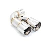 Tail Throat 1 PCS Exhaust Tip For BMW For F20 120i 1 Series Stainless Steel Exhaust Pipe 60mm Inlet Muffler Tip Tailpipe Nozzle Car End Pipe