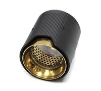 Tail Throat 1 PCS For BMW For M2 F87 M3 F80 For M4 F82 F83 Exhaust Pipe Modified Tailpipe Muffler Pipe Tips Nozzle ID 70mm Car End Pipe(Carbon J)