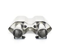 Tail Throat 1 Pcs Stainless Steel Car Exhaust Tip For Focus ST 2017 Muffler Tip Tailpipe Square Outlet Exhaust System Car End Pipe