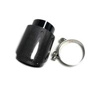 Tail Throat 1 Piece Exhaust Tip For Mazda For Cx-5 Cx-4 Cx-3 For Axela For Atenza Exhaust Pipe Modified Decorative Carbon Look Tail Tips Car End Pipe(Glossy Black)