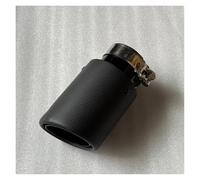 Tail Throat 1Piece Remus Single Car Modification Exhaust Tips Black Pipe Matte Real Carbon Fiber Muffler Tailpipe For AK Universal Car End Pipe(ID 57MM-OD 101MM)