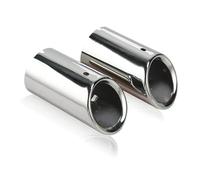 Tail Throat 2pcs For A4 B8 For A4L Q5 2007-2014 Car Stainless Steel Chrome Exhaust Headers Tip Pipe Tail Rear Muffler Pipe Car Exhaust Muffler