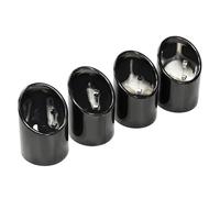 Tail Throat 4 Pcs Exhaust Tip Trim Cover For BMW For F97 X3M F98 X4M F95 X5M F96 X6M Exhaust Tip Replacement Tailpipe Muffler Car End Pipe