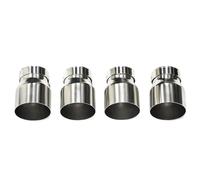 Tail Throat 4 Pcs Exhaust Tips For BMW F87 For M2 F80 For M3 F82 F83 For M4 Direct Plug Exhaust Tip Muffler Tip Tailpipe Nozzle Car End Pipe(Matte)