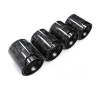 Tail Throat 4 PCS For BMW For M2 For M3 For M4 Exhaust Tip F80 F82 F83 F87 Tuning For MP Carbon Fiber Tailpipe Stainless Steel Muffler Car End Pipe(Carbon B)