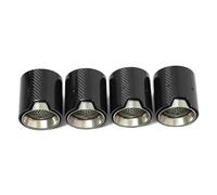 Tail Throat 4PCS Car Exhaust Tip For BMW For M2 F8 For M3 F80 For M4 F82 For M5 F10 For M6 F12 Muffler Tip ID70mm Nozzle Car End Pipe(Carbon B)