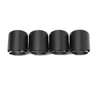 Tail Throat 4pcs Car Exhaust Tip For BMW X3M X4M F97 F98 Muffler Tip Carbon Fiber Exhaust Pipe Direct Plug Nozzle Tailpipe Car End Pipe(Carbon D)