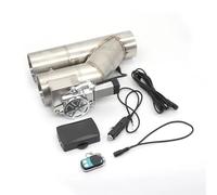 Tail Throat 63mm 76mm Double Electric Exhaust Cutout Kit Y Pipe Stainless Steel Control Valve With Wireless Remote Control(3.0Inch)