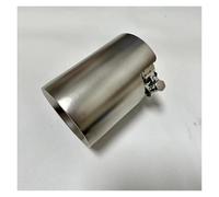 Tail Throat Auto Parts Exhaust Pipe Tail Throat Suppressor Caudal Bill Titanium Black Be Suitable For Bmw F87 For M2 For M3 For M4 For M5 For M6 Car End Pipe(Sandblast 70mm-89mm)