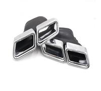 Tail Throat BX100947 Chrome 304 Stainless Steel For Mercedes For Benz For S65 S63 E63 Exhaust Muffler Tips For W222 W212 W205 R231 W218 Car End Pipe