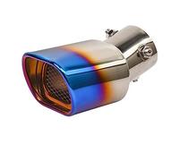 tail throat Car Exhaust Head for Pipe Refit Stainless Steel Tail Throat Decorative Modification for Smart 453 Fortwo Forfour(2)