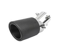 Tail Throat Carbon Fiber Tail Throat Downward Bend Multi-directional Adjustable Bend Tail Throat Automobile Exhaust Tail Pipe Car End Pipe(70mm-89mm3)