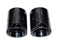 Tail Throat Cool Gold Carbon Fiber Exhaust Tip Refit Fit For M2 For M3 For M4 F87 F80 F82 F83 Tips Pipe Car End Pipe(Carbon Fiber 4Pcs)