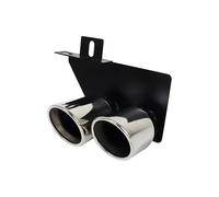 Tail Throat Decorative Exhaust Tip Stainless Steel Exhaust Pipe Muffler Tip Double Out Tailpipe For BMW For F10 520 530 525 528 5 Series Car End Pipe