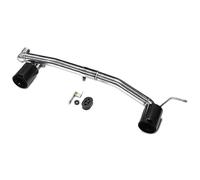 Tail Throat Dual Car Exhaust Tip For BMW For F30 F31 3 Series 2017-2019 Carbon Look Exhaust System Nozzle Tailpipe Muffler Tips Car End Pipe(Carbon D 48mm)