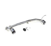 Tail Throat Dual Car Exhaust Tip For BMW For F32 F33 4 Series 2017-2019 Exhaust System Nozzle Tailpipe Muffler Tips Car Exhaust Pipe(Silver 54mm)