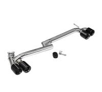 Tail Throat Exhaust Pipe For BMW For F30 F31 320i 318i 2013-2016 Upgraded For MT For MP Bumper 4 Outlet Exhaust Tailpipe Muffler Car End Pipe(Black)