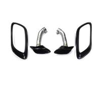 Tail Throat Exhaust Pipe For BMW X6 E71 Exhaust Pipe 30D 35D 40D 2008-2013 With Cover Muffler Tip 1 Pair Car Exhaust Car End Pipes (Black Set A)