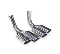 Tail Throat Exhaust Pipe Muffler Tips For Mercedes For G-Class W463 G500 G55 G63 G65 (1998-up) Tailpipe Nozzle Car End Pipe(Silver)