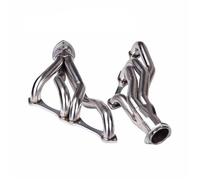Tail Throat Exhaust Systems Stainless Steel Exhaust Manifold Headers For 262 265 283 305 327 350 400 For Chevy Small Block SB V8 Car End Pipe