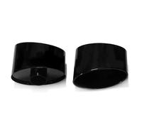Tail Throat For A3 A4 A5 A6 A7 Up To For RS3 RS4 RS5 RS6 RS7 Tailpipe Nozzle Exhaust System Muffler Tip Oval Exhaust Tip Large Bore 220mm Car End Pipe(B Style Black)