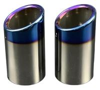 Tail Throat For BMW 3 5-serier E90 E92 F30 F31 F32 F10 F11 X3 F25 Tailpipe C Type 88mm Silver Car Exhaust Tube Pipe Cover(A type 75mm Blue)