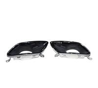 Tail Throat For BMW 8 Series 840i 850i Square Port Stainless Steel Black Tailpipe G15 G16 Exhaust Pipe Modified Muffler Tip Nozzle Car End Pipe