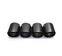 Tail Throat For BMW For M2 F87 For M3 F80 For M4 F82 F83 Car Muffler Tailpipe Upgrade Special Carbon Fibre Exhaust Tip Exhaust System Car End Pipe(Carbon J)