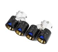 Tail Throat For BMW For M340i G20 G21 For M240i G22 For M440i G42 Muffler Tailpipe Upgraded Four Outlet Exhaust System Car End Pipe(Carbon L)