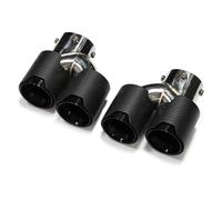 Tail Throat For BMW For M340i G20 G21 For M240i G22 For M440i G42 Muffler Tailpipe Upgraded Four Outlet Exhaust System Car End Pipe(Carbon D)