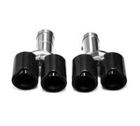 Tail Throat For BMW For X3 X4 G01 G02 2022 Exhaust Modification Upgrade Four Outlet Sport Carbon Fiber Tailpipe Muffler Car End Pipe