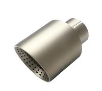 Tail Throat For BMW Inlet 63mm Matte Silver Muffler Nozzle Stainless Steel Exhaust System Auto Muffler Trim Universal Tip 1PCS Exhaust Tip Car End Pipe
