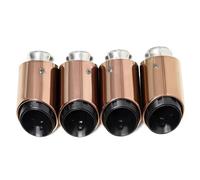 Tail Throat For Cayenne For Turbo 4.8T 2011-2014 Replacement Muffler Header Stainless Steel Tailpipe Nozzle Exhaust System Car End Pipe(Triple Bronze)