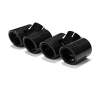 Tail Throat For Land For Rover For Defender 90 110 130 2.0T 3.0T 2020-2024 Exhaust Conversion Quad Sport Carbon Fiber Tailpipe Muffler Trim Mouth Car End Pipe(3.0T Carbon)