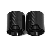 Tail Throat Muffler Tailpipe For BMW For 3 Series G20 G21 320d 320i 330i 2020-2024 Upgrade Carbon Fiber Exhaust System Nozzle Car End Pipe(Carbon C)
