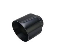 Tail Throat outlet Exhaust for pipe for Car Muffler Trim Exhaust Tip(76-127mm-black)