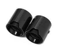 Tail Throat Plug Exhaust Tip For BMW For X Series G01 X3 G02 X4 2018-2021 Polished Style Exhaust Tips Nozzle Tailpipe Car End Pipe(Black)