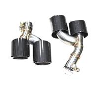 Tail Throat Quad Car Exhaust Tip For BMW For G22 G23 G26 430i 425i 2021+ Muffler Tip Exhaust System Tailpipe Nozzle Car End Pipe(C F C 60mm)