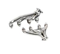 Tail Throat Stainless Shorty Hugger Exhaust Headers For Big Block FE 330 360 390 428 V8 Car End Pipe