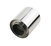 Tail Throat Stainless Steel 2.5 Inch Sports Car Exhaust Resonator For Universal Car Car tailpipe