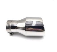 Tail Throat Stainless Steel Universal Exhaust System End Pipe+Car Exhaust Tip 1 Piece Car End Pipe(ID 54mm-OD 89mm)