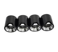 Tail Throat Suitable For BMW For M2 For M3 For M4 G80 G81 G82 G83 G87 Carbon Fiber Tailpipe Exhaust Pipe Muffler Tip Nozzle Exhaust Head Car End Pipe(Carbon 1)