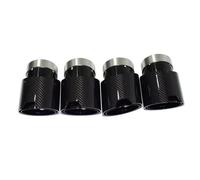 Tail Throat Suitable For BMW For M2 For M3 For M4 G80 G81 G82 G83 G87 Carbon Fiber Tailpipe Exhaust Pipe Muffler Tip Nozzle Exhaust Head Car End Pipe(Carbon 4)