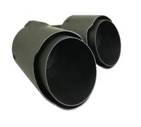 Tail Throat Tail Pipe Carbon Fibre Styling Stainless Steel Universal DUAL Automobile Exhaust Pipe Muffler Dual Exhaust Pipes(57-101MM)